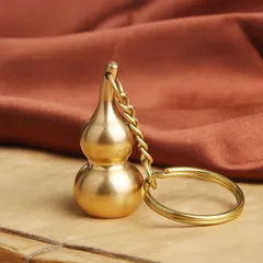 Móc khoá hồ lô phong thuỷ may mắn bình an trang trí chìa khoá xe máy , oto