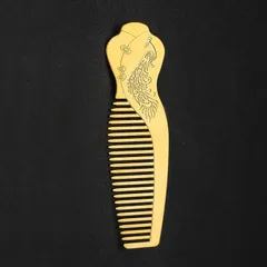 Lược đồng phong cách vintage hoa văn tinh xảo khủe tĩnh điện giúp tóc khoẻ , mượt không gẫy rối