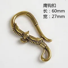 Móc khoá đồng thau thiết kế hình chim đại bàng xa mạc