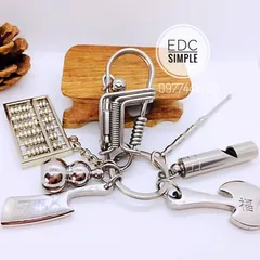 Móc khoá inox 304 thủ công cao cấp kết hợp phụ kiện độc lạ