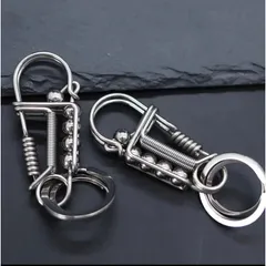Móc khoá inox thủ công 304 cao cấp phối bi inox không han gỉ
