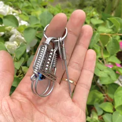 Móc khoá thủ công inox độc lạ 308 dày 2 ly sáng bóng bền đẹp