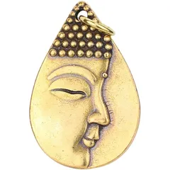 Móc khoá phong thuỷ hình phật a di đà bằng đồng thau