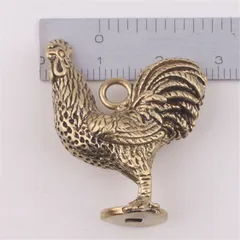Móc khoá 12 con giáp dành cho tuổi gà thiết kế bằng đồng thau