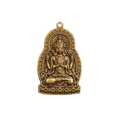 Móc khoá phong thuỷ phật bà thiết kế đồng thau