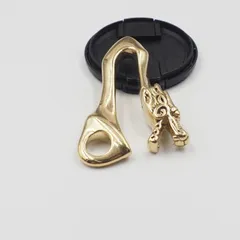 Móc khoá đồng hoạ tiết đầu rồng cao cấp EDC  simple EDC simple