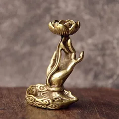 Thác khói mini đốt trầm hương thiết kế đồng thau cao cấp hoạ tiết sắc nét tinh xảo
