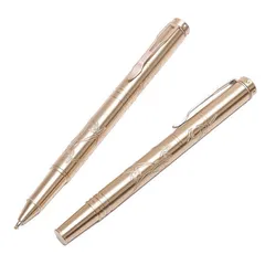 Bút đồng cao cấp khắc hoa văn tinh xảo , quà tặng ý nghĩa ( 1 cái )