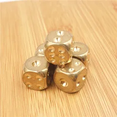 xúc sắc đồng thau trò chơi dân gian giải trí sưu tầm