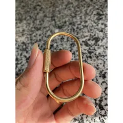 Móc khoá edc thiết kế đồng thau trang trí chìa khoá xe máy oto