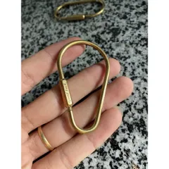 Móc khoá edc thiết kế đồng thau trang trí chìa khoá xe máy oto