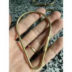 Móc khoá edc thiết kế đồng thau trang trí chìa khoá xe máy oto
