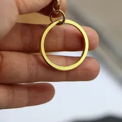 Khoen đồng 3cm kèm dây xích đồng