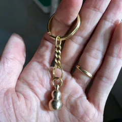 Khoen đồng 3cm kèm dây xích đồng