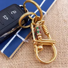 Móc khoá handmade đồng thau thiết kế sợi đồng to chắc chắn bền và đẹp
