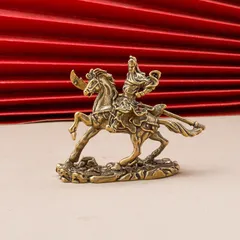Mô hình quan công bằng đồng mini để bàn decor đẹp mắt