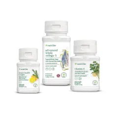 Bộ Dinh Dưỡng Hỗ Trợ Tim Mạch (TP BVSK nutrilite™ vitamin E​, TPBVSK Nutrilite™ Advanced Triple Omega-3, TP BVSK Nutrilite Heart Health CoQ10) Mã hàng hóa: 303417