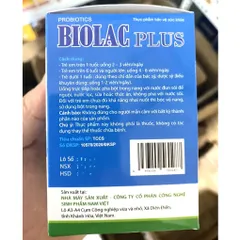 Men tiêu hoá BIOLAC PLUS lợi khuẩn cân bằng vi khuẩn đường ruột tiêu hóa tốt hơn min tui