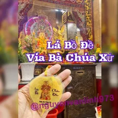 LOẠI 1 - Lá Bồ Đề Bà Chúa Xứ (Cầu làm ăn Tài Lộc) - Lá Thật Nguyên Bản