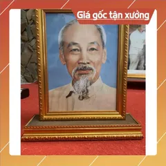 Khung ảnh thờ để bàn Bác Hồ 25cm x 35cm