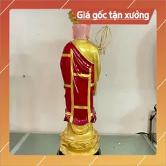 Tôn Tượng Địa Tạng Vương Bồ Tát Đứng 70cm Màu Vẽ  COMPOSITE