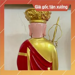 Tôn Tượng Địa Tạng Vương Bồ Tát Đứng 70cm Màu Vẽ  COMPOSITE