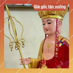 Tôn Tượng Địa Tạng Vương Bồ Tát Đứng 70cm Màu Vẽ  COMPOSITE