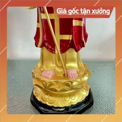 Tôn Tượng Địa Tạng Vương Bồ Tát Đứng 70cm Màu Vẽ  COMPOSITE
