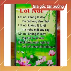 Tranh chữ cuộc sống treo tường nhiều mẫu có hoả tốc