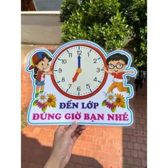 Trang trí lớp học và nhắc nhở học sinh. kích thước A3. Ép plastic, sẵn băng keo dán tường IN ĐẸP
