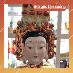 TƯỢNG CỬU THIÊN HUYỀN NỮ MEN SỨ 30CM ĐÀI LOAN