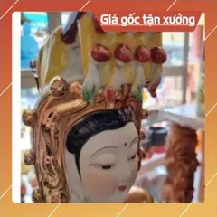 TƯỢNG CỬU THIÊN HUYỀN NỮ MEN SỨ 30CM ĐÀI LOAN