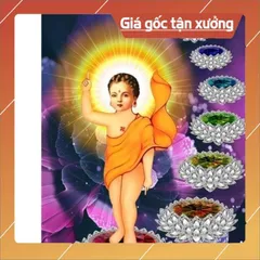 8 MẪU TRANH PHẬT ĐẢN IN MÀU ÉP PLASTICS NHIỀU CỠ CỰC ĐẸP NĂM 2024