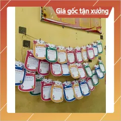 Sét 50 tấm Điều em muốn nói MINI cỡ nhỏ-Cỡ 8 x 12cm ép plastics 1 mặt có nam châm