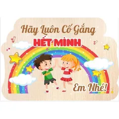 Tờ khẩu hiệu sologan hay khổ A3 ép platics có keo dán hoặc nam châm