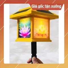 Đèn Niệm Phật Năng Lượng Mặt Trời Có 75 Bài BẬT SÁNG VỀ ĐÊM