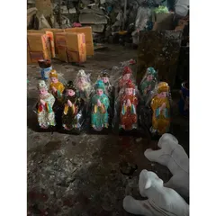 Tôn tượng Bà ngũ hành 5 màu 27cm đất nung đẹp