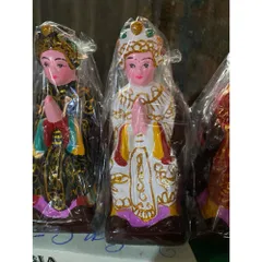 Tôn tượng Bà ngũ hành 5 màu 27cm đất nung đẹp