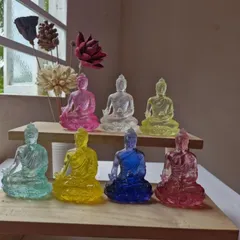 Tượng Phật Dược Sư Lưu Ly 10cm, Thất Phật Dược Sư Lưu Ly , Tượng Dược Sư mini để bàn trang trí xe ô tô đẹp