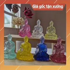 Tượng Phật Dược Sư Lưu Ly 10cm, Thất Phật Dược Sư Lưu Ly , Tượng Dược Sư mini để bàn trang trí xe ô tô đẹp
