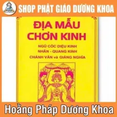 Địa Mẫu Chơn Kinh - Lê Công Đồng  a5 gáy kim GIEO DUYÊN