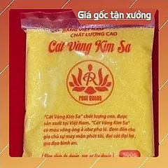 Bịch cát vàng kim sa để Lư hương thờ cúng bàn thờ 0.5 kg