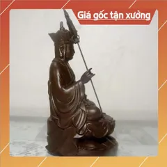 Tượng Địa Tạng Ngồi 16cm Nhựa Composite nhiều màu có hoả tốc