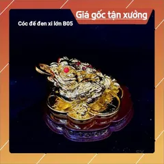 Cóc ( thiềm thừ ) bột đá cao cấp ngang 12cm, cao 8cm nhiều màu