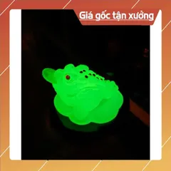 Cóc ( thiềm thừ ) bột đá cao cấp ngang 12cm, cao 8cm nhiều màu