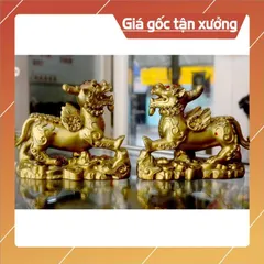 Cặp tượng Tỳ Hưu phong thủy,chiêu tài lộc cao 12cm