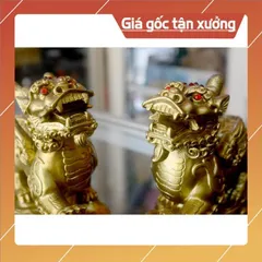 Cặp tượng Tỳ Hưu phong thủy,chiêu tài lộc cao 12cm