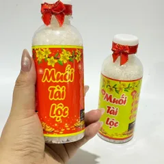 Chai Muối Tài Lộc Phong Thuỷ May Mắn Thờ Cúng Bàn Thần Tài Năm Mới Chiêu Tài Chiêu Lộc