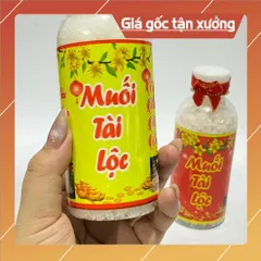 Chai Muối Tài Lộc Phong Thuỷ May Mắn Thờ Cúng Bàn Thần Tài Năm Mới Chiêu Tài Chiêu Lộc