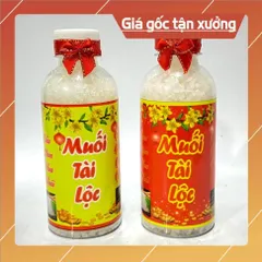 Chai Muối Tài Lộc Phong Thuỷ May Mắn Thờ Cúng Bàn Thần Tài Năm Mới Chiêu Tài Chiêu Lộc
